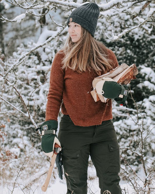 Hestra Abisko Ecocuir Mitt Dark Green