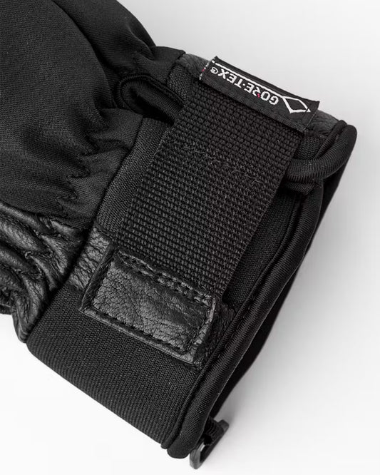Hestra-Alpine-Short-Gore-Tex-5-Finger-Glove-Black-1