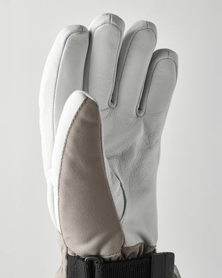 Hestra Army Leather Heli Ski 5 Finger Glove Khaki