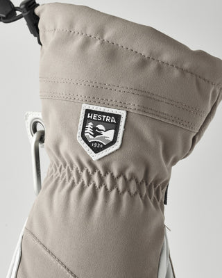 Hestra Army Leather Heli Ski 5 Finger Glove Khaki