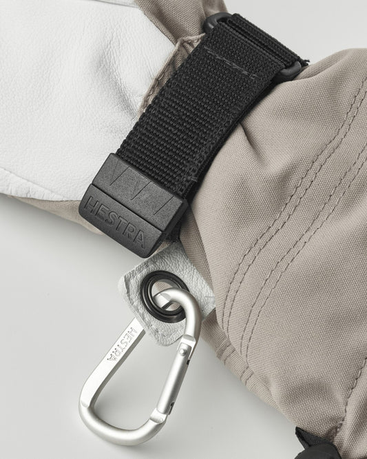 Hestra Army Leather Heli Ski 5 Finger Glove Khaki