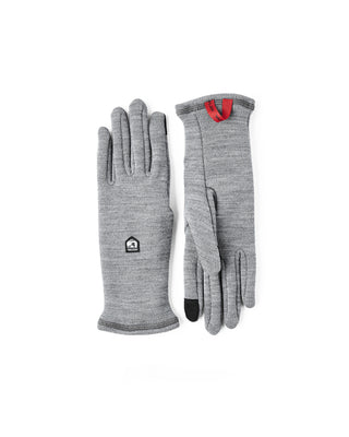 Hestra Gravita Merino Liner 5-Finger Grey