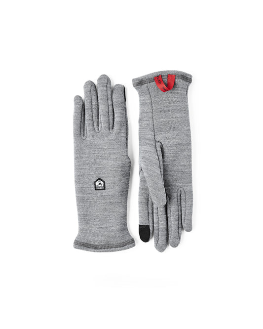 Hestra Gravita Merino Liner 5-Finger Grey
