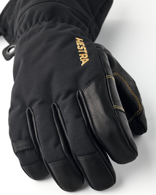 Hestra Army Leather Gore-Tex 5 Finger Black