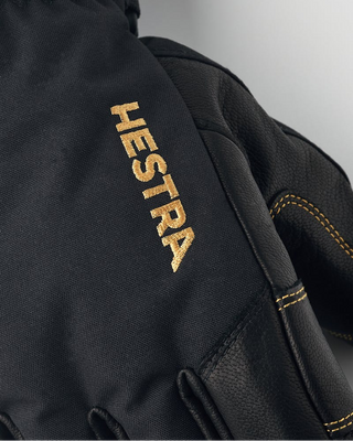 Hestra Army Leather Gore-Tex 5 Finger Black