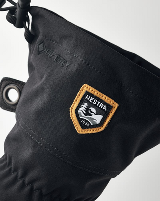 Hestra Army Leather Gore-Tex 5 Finger Black