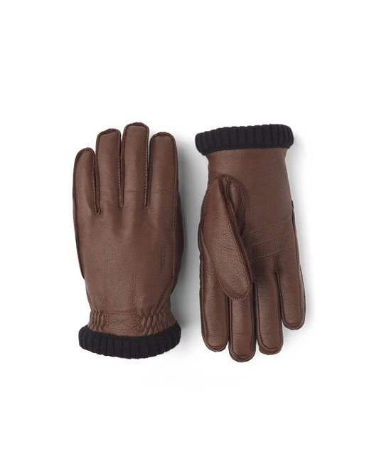 Hestra Deerskin Primaloft Rib Chocolate