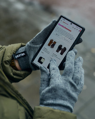 Hestra Merino Touch Point 5 Finger Grey