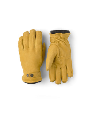 handschuhe natur Hestra Utsjö Elchleder Handschuhe Natural Yellow – Behind The Pines