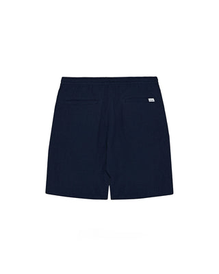 KnowledgeCotton Apparel Fig Loose Dobby Shorts Indigo