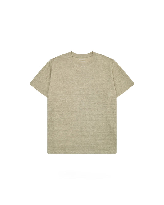 KnowledgeCotton Apparel Linen T-Shirt Twill