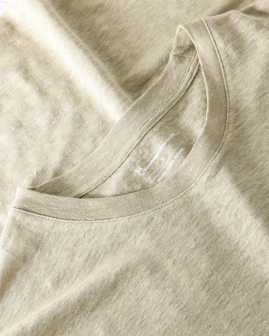 KnowledgeCotton Apparel Linen T-Shirt Twill