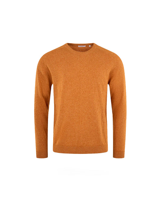 KnowledgeCotton Apparel Basic O-Neck Knit GOTS Desert Sun
