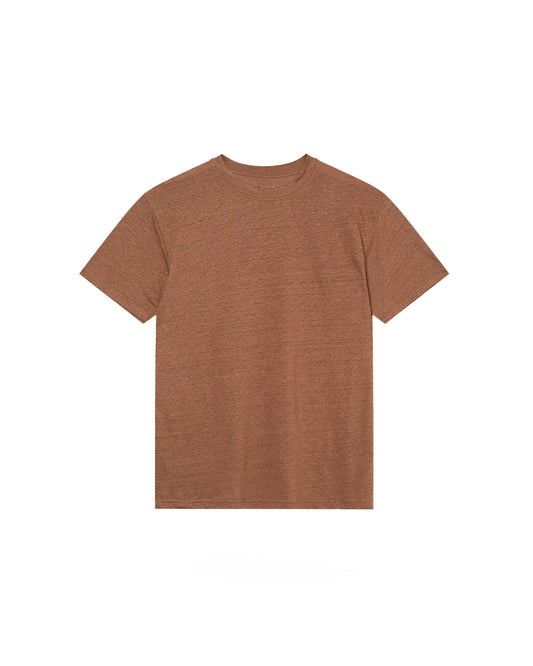 La Paz Botelho Linen T-shirt Aztec Brown