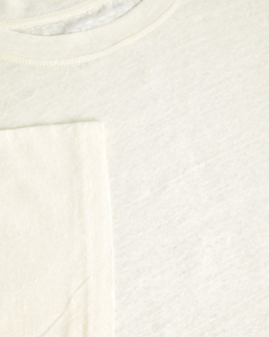 La Paz Botelho Linen T-shirt Off White