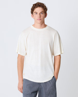La Paz Botelho Linen T-shirt Off White