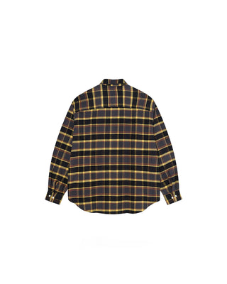 La Paz Carvalho Baggy Oversized Shirt Yellow Checks