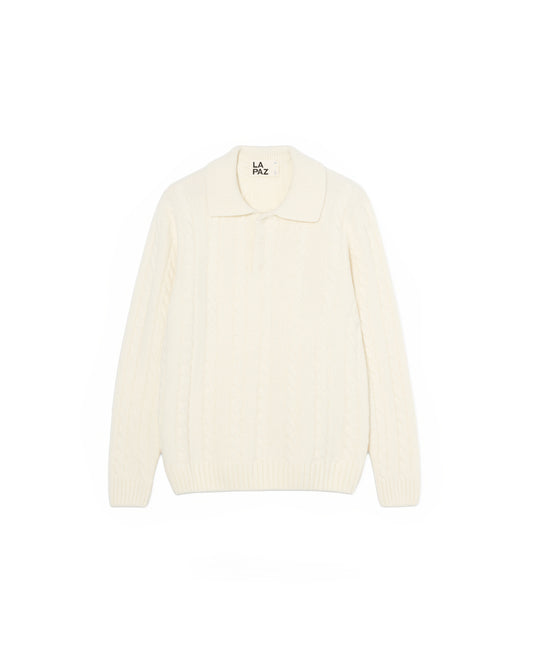 La Paz Eça Polo Knit Ecru