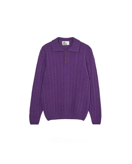 La Paz Eça Polo Knit Grape