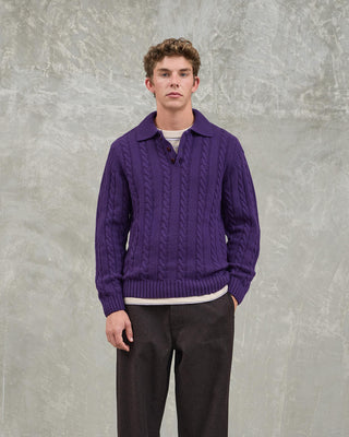 La Paz Eça Polo Knit Grape