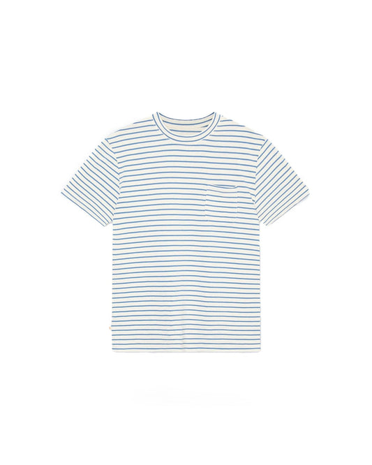 La Paz Guerreiro Pocket T-shirt Indigo Stripes