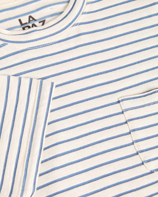 La Paz Guerreiro Pocket T-shirt Indigo Stripes