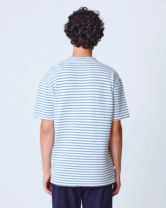 La Paz Guerreiro Pocket T-shirt Indigo Stripes