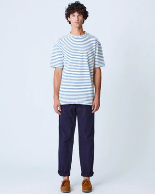 La Paz Guerreiro Pocket T-shirt Indigo Stripes