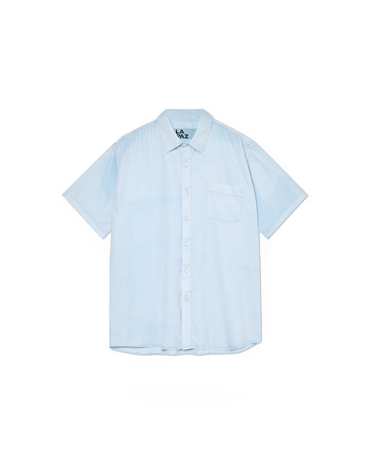 La Paz Roque Grandpa Baggy Shirt Wind Blue