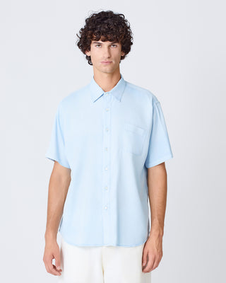 La Paz Roque Grandpa Baggy Shirt Wind Blue by La Paz