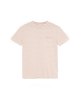 La Paz Guerreiro Clay Stripes Beige Striped T-Shirt