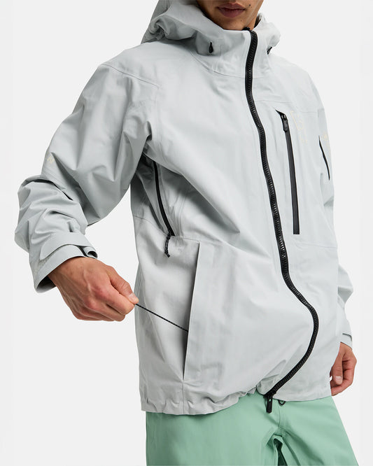 Burton Men's [ak]® Cyclic GORE‑TEX 2L Jacket Gray Cloud