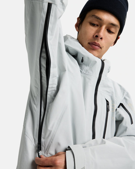 Burton Men's [ak]® Cyclic GORE‑TEX 2L Jacket Gray Cloud