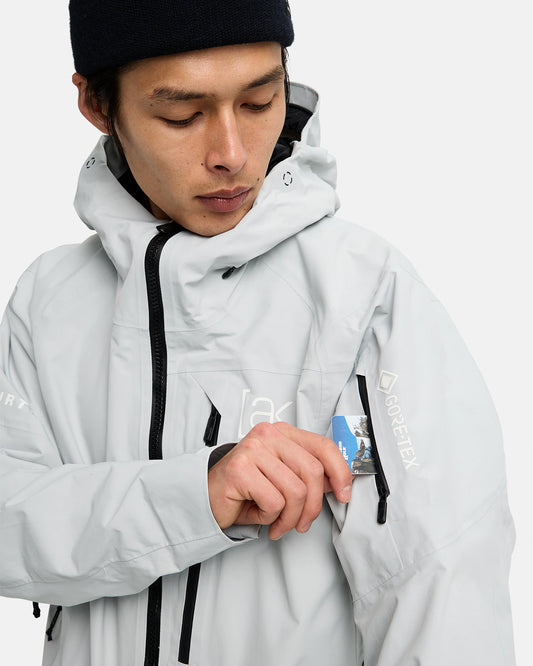 Burton Men's [ak]® Cyclic GORE‑TEX 2L Jacket Gray Cloud