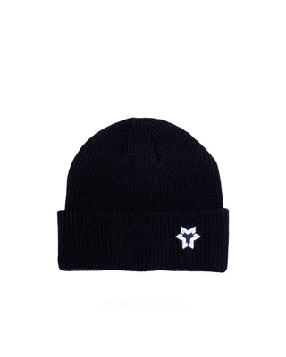 Method Star Beanie front view Black