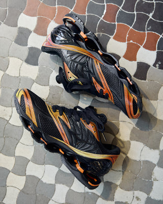 Mizuno Wave Prophecy LS Black Sand / Black / Autumn Sunset detail 2