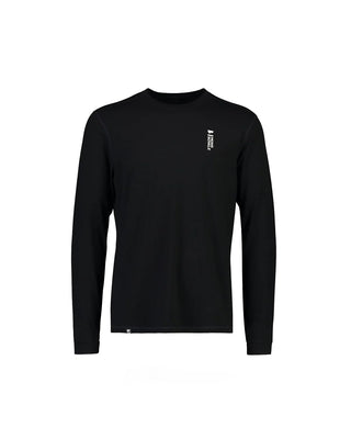 Mons Royale Mens Cascade Merino Wool Longsleeve Black
