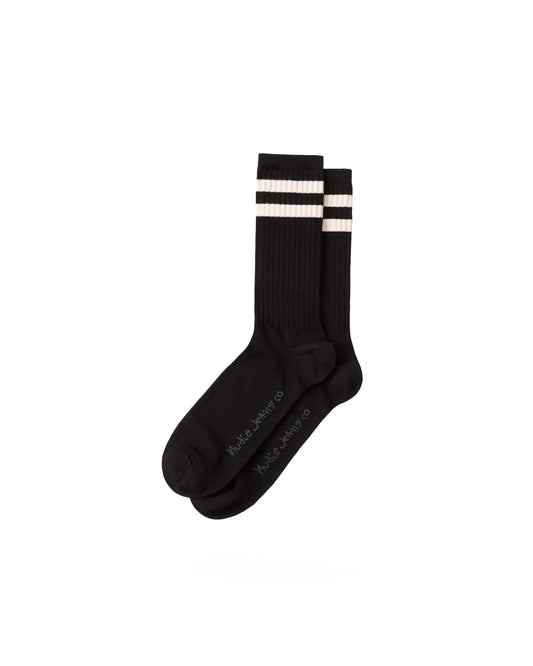 Nudie Jeans Amundsson Sport Socks Black