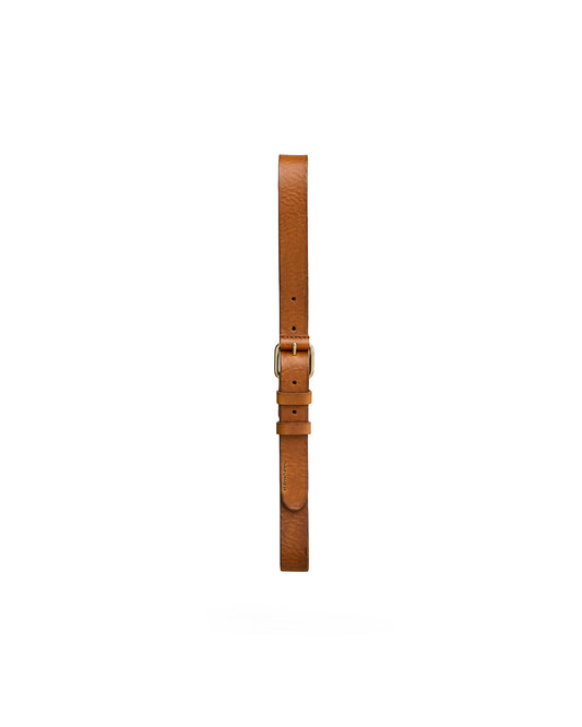 Nudie Jeans Dwayne Leather Belt Toffee Brown