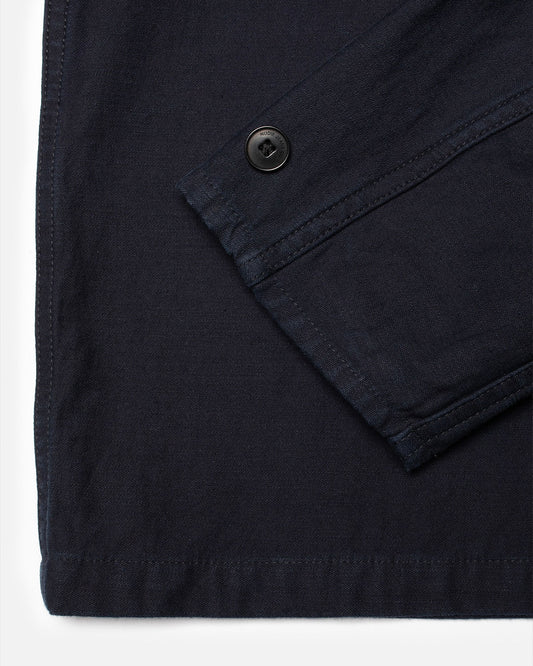 Nudie Jeans Nino Shirt Back Sateen Indigo