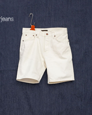 Nudie Jeans Seth Shorts Everivory detail 1