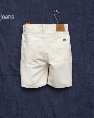 Nudie Jeans Seth Shorts Everivory detail 2
