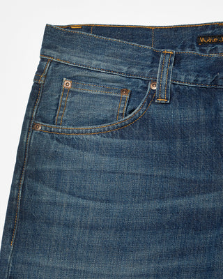 Nudie Jeans Steady Eddie II Indigo Dew detail 2