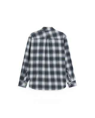 OAS Blurcheck Piano Shirt Dk-Blue