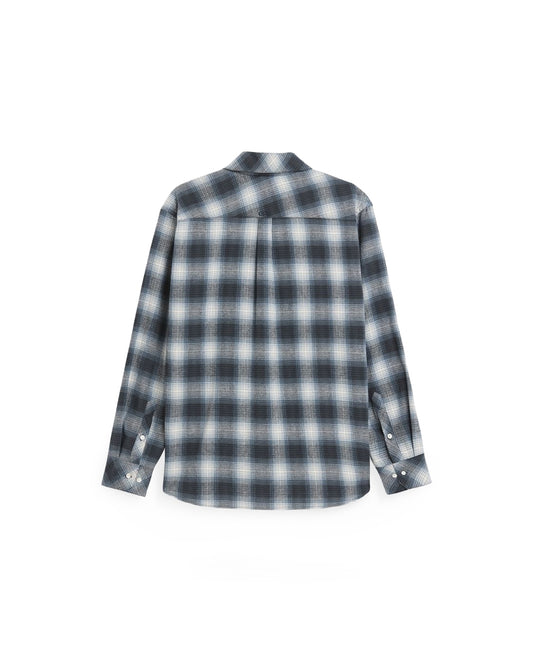 OAS Blurcheck Piano Shirt Dk-Blue