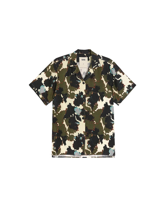 OAS Foliago Cuba Linen Shirt