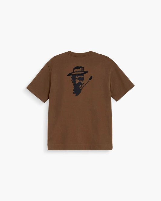 OAS Husker Ovi T-shirt Brown