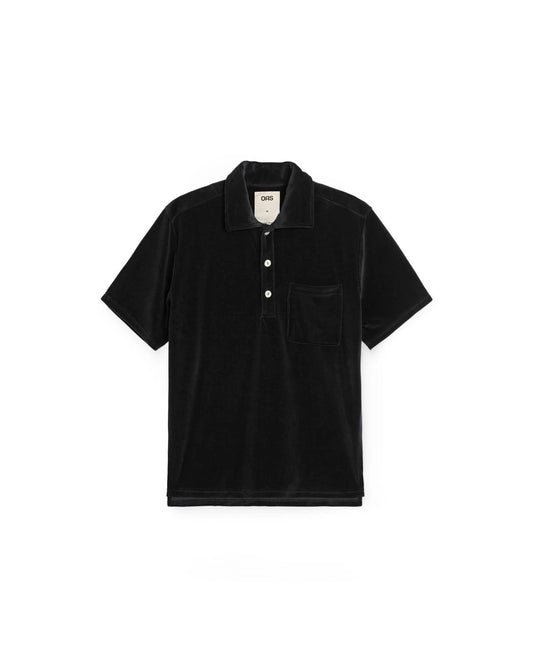 OAS Nearly Black Girona Velour Shirt
