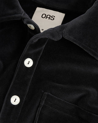 OAS Nearly Black Girona Velour Shirt