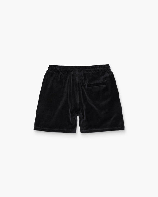 OAS Nearly Black Velour Shorts